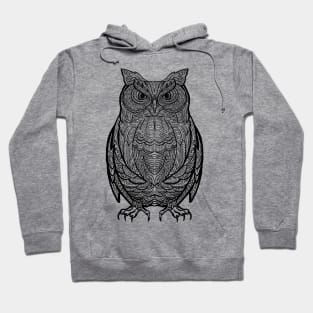 Owl in doodle style Hoodie